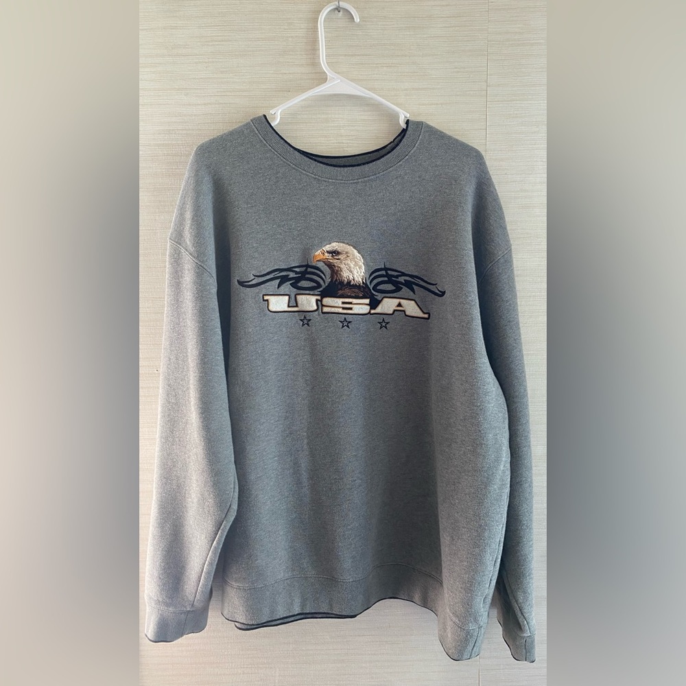 Vintage USA Eagle Men’s Sweatshirt Croft and Barrow